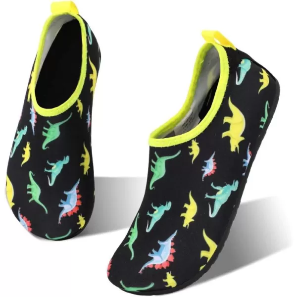 HIITAVE Kids Water Shoes Non-Slip Beach Swim Barefoot Quick Dry Aqua Pool Socks for Boys &amp; Girls Toddler