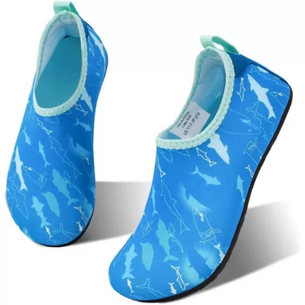 HIITAVE Kids Water Shoes Non-Slip Beach Swim Barefoot Quick Dry Aqua Pool Socks for Boys &amp; Girls Toddler