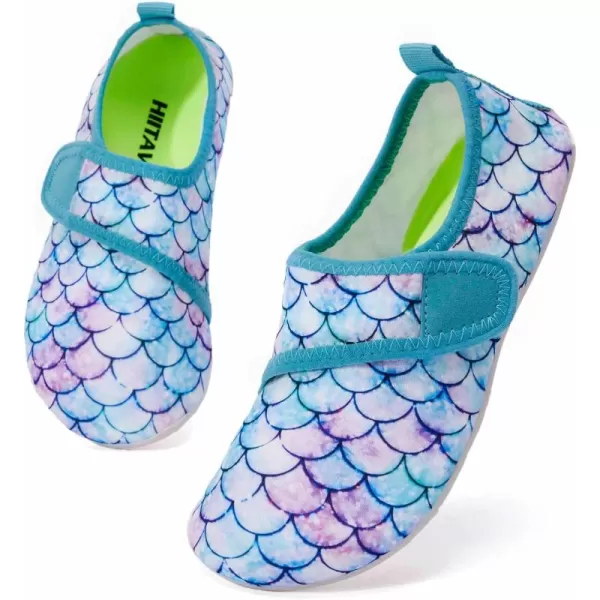 HIITAVE Kids Water Shoes Non-Slip Beach Swim Barefoot Quick Dry Aqua Pool Socks for Boys &amp; Girls Toddler