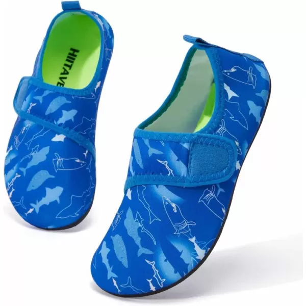 HIITAVE Kids Water Shoes Non-Slip Beach Swim Barefoot Quick Dry Aqua Pool Socks for Boys &amp; Girls Toddler