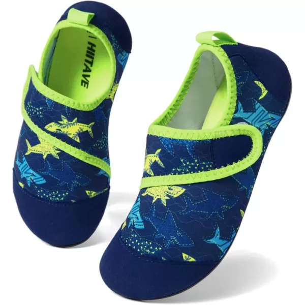 HIITAVE Kids Water Shoes Non-Slip Beach Swim Barefoot Quick Dry Aqua Pool Socks for Boys &amp; Girls Toddler