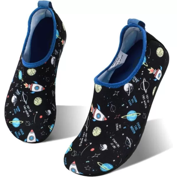 HIITAVE Kids Water Shoes Non-Slip Beach Swim Barefoot Quick Dry Aqua Pool Socks for Boys &amp; Girls Toddler