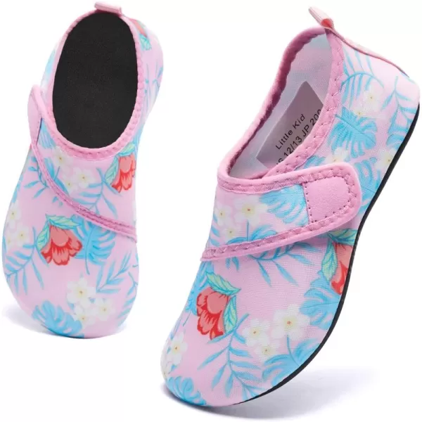 HIITAVE Kids Water Shoes Non-Slip Beach Swim Barefoot Quick Dry Aqua Pool Socks for Boys &amp; Girls Toddler