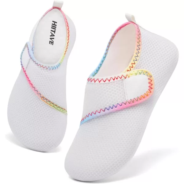 HIITAVE Kids Water Shoes Non-Slip Beach Swim Barefoot Quick Dry Aqua Pool Socks for Boys &amp; Girls Toddler