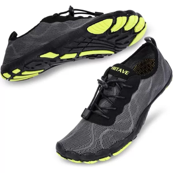 HIITAVE Men Barefoot Water Shoes Beach Aqua Socks Quick Dry for Outdoor Sport Hiking Swiming Surfing