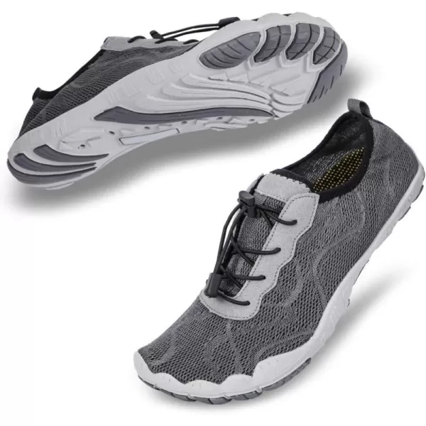 HIITAVE Men Barefoot Water Shoes Beach Aqua Socks Quick Dry for Outdoor Sport Hiking Swiming Surfing