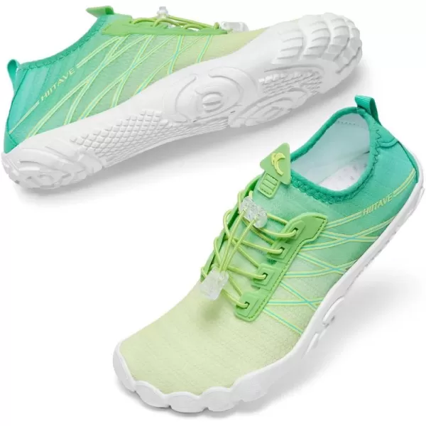HIITAVE Water Shoes Non Slip Aqua Shoes Barefoot Quick Dry Lightweight with Beach River Swim Pool for Men Women Gradient Color…