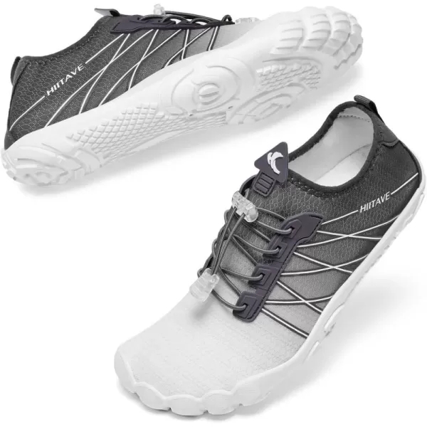 HIITAVE Water Shoes Non Slip Aqua Shoes Barefoot Quick Dry Lightweight with Beach River Swim Pool for Men Women Gradient Color…