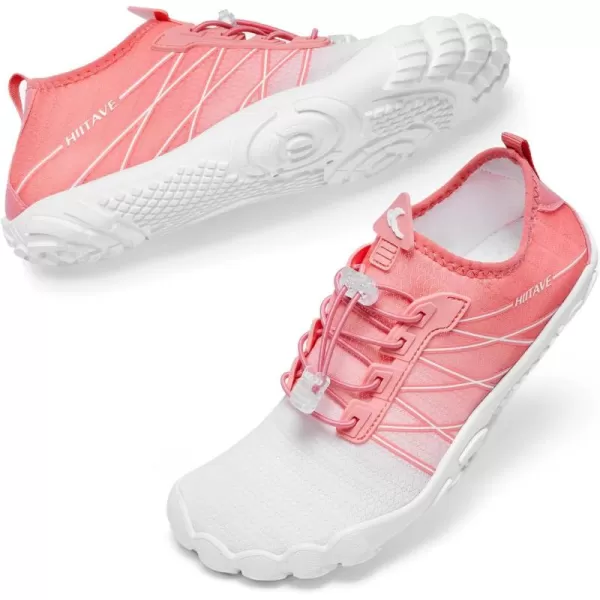 HIITAVE Water Shoes Non Slip Aqua Shoes Barefoot Quick Dry Lightweight with Beach River Swim Pool for Men Women Gradient Color…