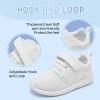 imageHIITAVE ToddlerLittle Kid Boys Girls Shoes RunningWalking Sports SneakersAll White