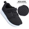 imageHIITAVE ToddlerLittle Kid Boys Girls Shoes RunningWalking Sports SneakersBlackWhite