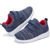imageHIITAVE ToddlerLittle Kid Boys Girls Shoes RunningWalking Sports SneakersNavyRed