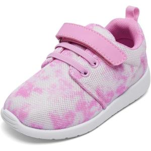 imageHIITAVE ToddlerLittle Kid Boys Girls Shoes RunningWalking Sports SneakersTie DyePink