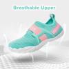 imageHIITAVE Boys ampamp Girls Water Shoes Quick Drying Sports Aqua Athletic Sneakers Lightweight Sport ShoesLittle KidBig KidPinkCyan