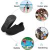 imageHIITAVE Kids Water Shoes NonSlip Beach Swim Barefoot Quick Dry Aqua Pool Socks for Boys ampamp Girls ToddlerBlackBlack
