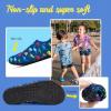 imageHIITAVE Kids Water Shoes NonSlip Beach Swim Barefoot Quick Dry Aqua Pool Socks for Boys ampamp Girls ToddlerColorDinosaur