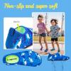 imageHIITAVE Kids Water Shoes NonSlip Beach Swim Barefoot Quick Dry Aqua Pool Socks for Boys ampamp Girls ToddlerNavyWhiteShark