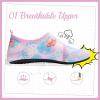 imageHIITAVE Kids Water Shoes NonSlip Beach Swim Barefoot Quick Dry Aqua Pool Socks for Boys ampamp Girls ToddlerPinkPrinted