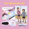 imageHIITAVE Kids Water Shoes NonSlip Beach Swim Barefoot Quick Dry Aqua Pool Socks for Boys ampamp Girls ToddlerPinkPrinted