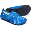 imageHIITAVE Kids Water Shoes NonSlip Beach Swim Barefoot Quick Dry Aqua Pool Socks for Boys ampamp Girls ToddlerTp SkyShark