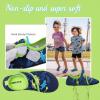 imageHIITAVE Kids Water Shoes NonSlip Beach Swim Barefoot Quick Dry Aqua Pool Socks for Boys ampamp Girls ToddlerTpBlueGreenShark