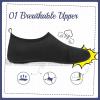 imageHIITAVE Kids Water Shoes NonSlip Beach Swim Barefoot Quick Dry Aqua Pool Socks for Boys ampamp Girls ToddlerTpallBlack
