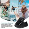 imageHIITAVE Men Barefoot Water Shoes Beach Aqua Socks Quick Dry for Outdoor Sport Hiking Swiming SurfingBlack