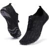 imageHIITAVE Men Barefoot Water Shoes Beach Aqua Socks Quick Dry for Outdoor Sport Hiking Swiming SurfingBlack