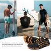 imageHIITAVE Men Barefoot Water Shoes Beach Aqua Socks Quick Dry for Outdoor Sport Hiking Swiming SurfingBlackOrange