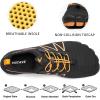 imageHIITAVE Men Barefoot Water Shoes Beach Aqua Socks Quick Dry for Outdoor Sport Hiking Swiming SurfingBlackOrange