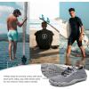 imageHIITAVE Men Barefoot Water Shoes Beach Aqua Socks Quick Dry for Outdoor Sport Hiking Swiming SurfingDark Gray
