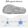 imageHIITAVE Men Barefoot Water Shoes Beach Aqua Socks Quick Dry for Outdoor Sport Hiking Swiming SurfingDark Gray
