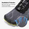 imageHIITAVE Men Barefoot Water Shoes Beach Aqua Socks Quick Dry for Outdoor Sport Hiking Swiming SurfingDark GrayGreen