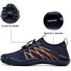 imageHIITAVE Men Barefoot Water Shoes Beach Aqua Socks Quick Dry for Outdoor Sport Hiking Swiming SurfingNavy Orange