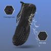 imageHIITAVE Water Shoes Barefoot Quick Dry Non Slip Aqua Shoes Breathable with Beach River Swim Pool for Men Women Gradient Color