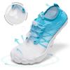 imageHIITAVE Water Shoes Non Slip Aqua Shoes Barefoot Quick Dry Lightweight with Beach River Swim Pool for Men Women Gradient ColorAquaBlue