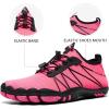 imagehiitave Womens Water Shoes Quick Dry Barefoot for Swim Diving Surf Aqua Sports Pool Beach Walking YogaBlack Fushia