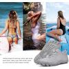 imagehiitave Womens Water Shoes Quick Dry Barefoot for Swim Diving Surf Aqua Sports Pool Beach Walking YogaLightGray