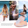 imagehiitave Womens Water Shoes Quick Dry Barefoot for Swim Diving Surf Aqua Sports Pool Beach Walking YogaOrangePink