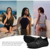imagehiitave Womens Water Shoes Quick Dry Barefoot for Swim Diving Surf Aqua Sports Pool Beach Walking YogaWblack
