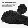 imagehiitave Womens Water Shoes Quick Dry Barefoot for Swim Diving Surf Aqua Sports Pool Beach Walking YogaWblack