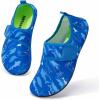 imageHIITAVE Kids Water Shoes NonSlip Beach Swim Barefoot Quick Dry Aqua Pool Socks for Boys ampamp Girls ToddlerTp SkyShark
