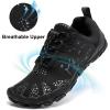 imageHIITAVE Women Barefoot Water Shoes Breathable Beach Shoes Minimalist for Outdoor HikingAblack