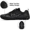 imageHIITAVE Women Barefoot Water Shoes Breathable Beach Shoes Minimalist for Outdoor HikingAblack