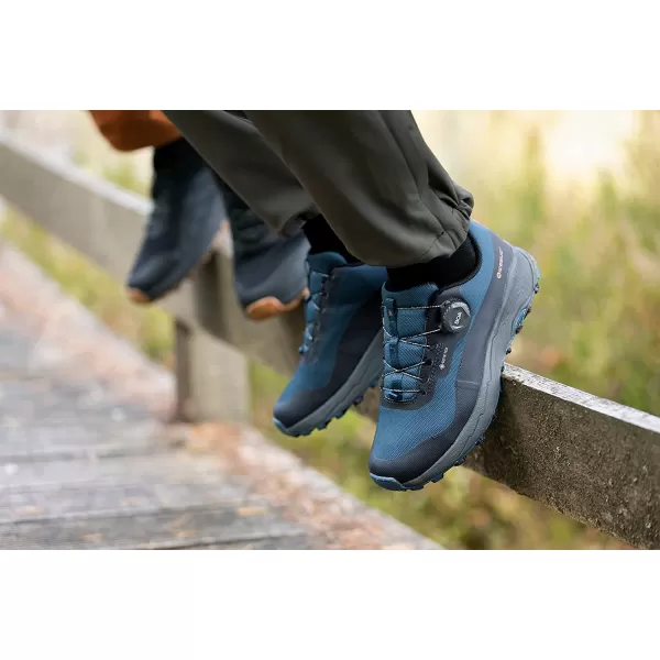 imageIcebug Mens Haze RB9X GTX Trail Hiking Shoe with Traction SolePetroleumChestnut
