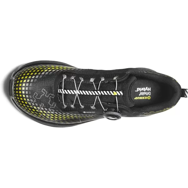 imageIcebug Mens NewRun BUGrip GTX Trail Running Shoe with Carbide Studded Traction SoleBlackPoison