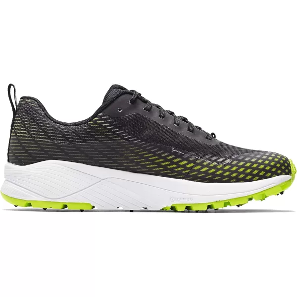 imageIcebug Mens NewRun BUGrip GTX Trail Running Shoe with Carbide Studded Traction SoleBlackPoison