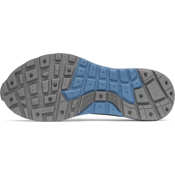 imageIcebug Mens NewRun BUGrip GTX Trail Running Shoe with Carbide Studded Traction SoleMist BlueFire Orange