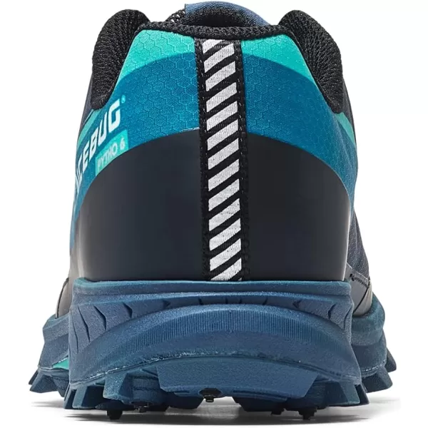 imageIcebug Mens Pytho6 BUGrip Trail Running Shoe with Carbide Studded Traction SoleDark BlueMint