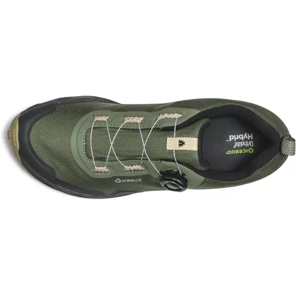 imageIcebug Mens Rover BUGrip GTX Trail Running Shoe with Carbide Studded Traction SoleThymeCharcoal